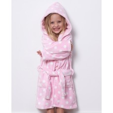 Pink Spot Dressing Gown